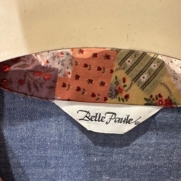 Patchwork Button-Up Shirt - Picture 2 of 6